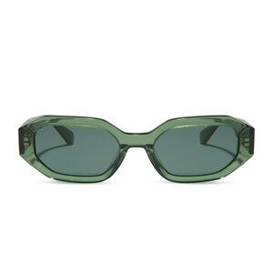 DIFF Eyewear Sage Creen Crystal Sunglasses - Allegra